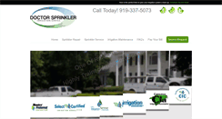 Desktop Screenshot of doctor-sprinkler.com